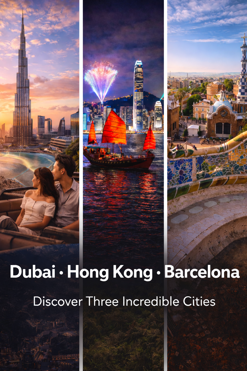 Hong Kong → Dubai Stopover → Barcelona → Dubai → Hong Kong (Return)