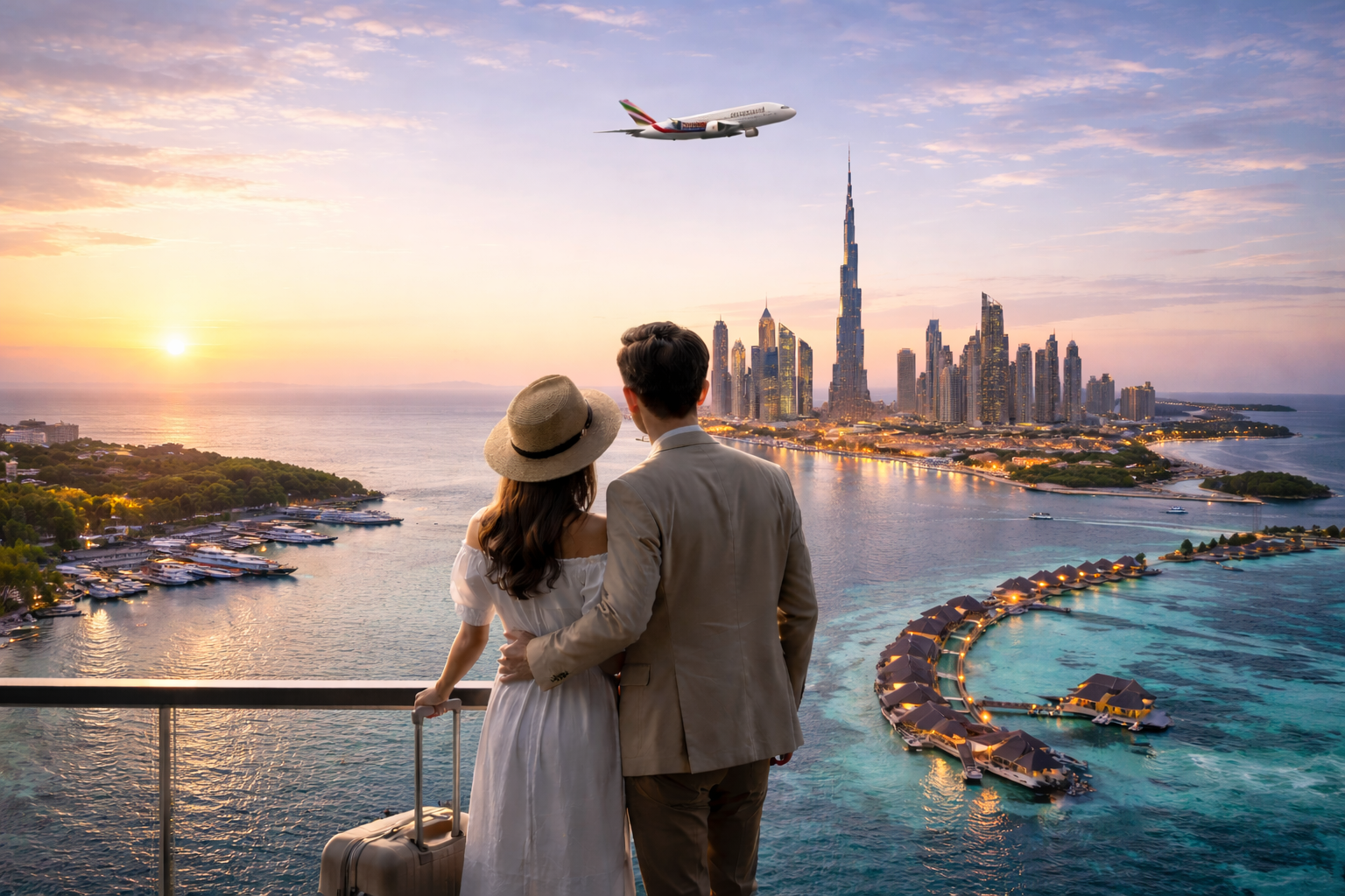 Round-trip flights from Dubai to Maldives with Emirates